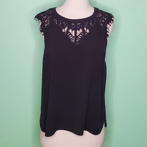 41 Hawthorn Jarred Lace Cap Sleeve Blouse